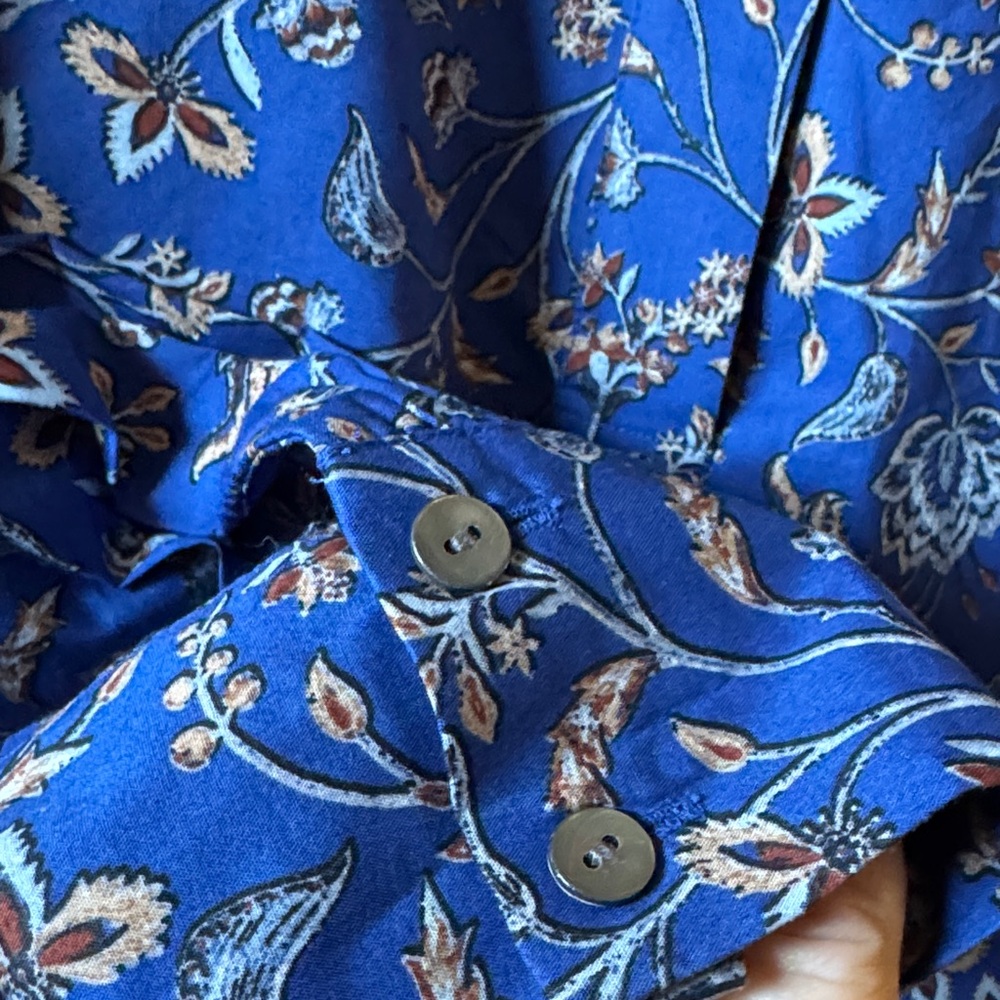 J.Jill wearever collection -Pima cotton blend -made in India-Cottagecore - Picture 7 of 10